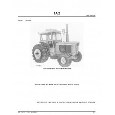 John Deere 6030 Parts Manual